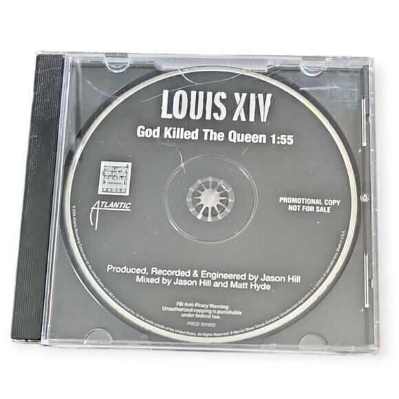 Louis XIV – God Killed The Queen [2005 Promotional CD‎ Single] - Picture 1 of 2